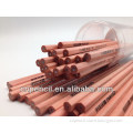 Red popular wood HB pencil in PVC tube natural pencil